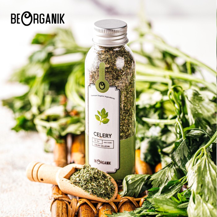 

Beorganik Dried Celery Flakes / Daun Seledri Kering