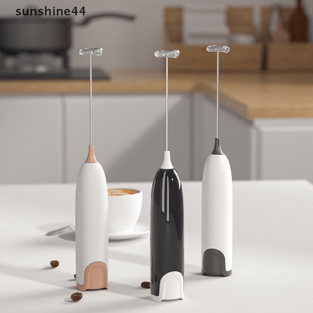 Sunshine Electric Milk Frother Minuman Dapur Foamer Whisk Pengaduk Pengocok Telur ID