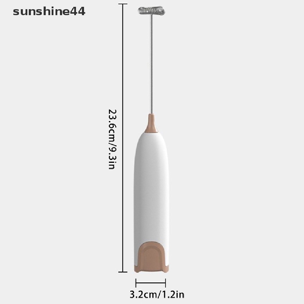 Sunshine Electric Milk Frother Minuman Dapur Foamer Whisk Pengaduk Pengocok Telur ID