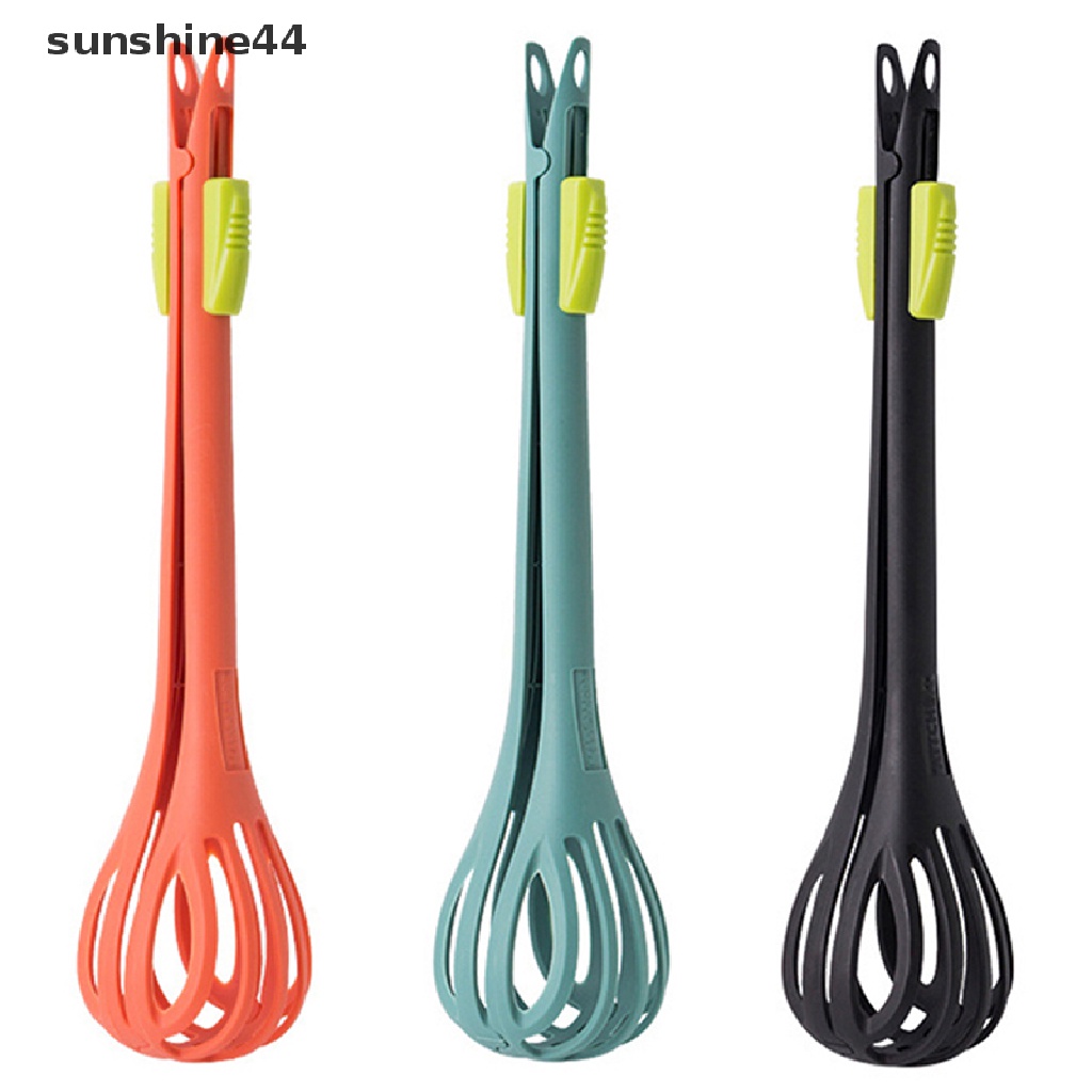 Sunshine 1Pc al Pengocok Telur Egg Milk Whisk Pasta Penjepit Makanan Klip Mixer ID