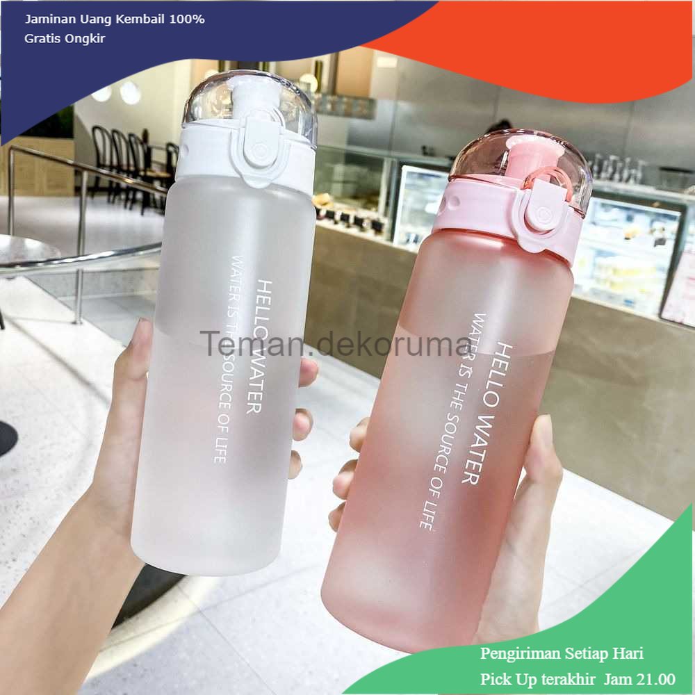 TD - DPR POHAN Botol Minum Plastik Frosted Sports Water Bottle 780 ml - ME78