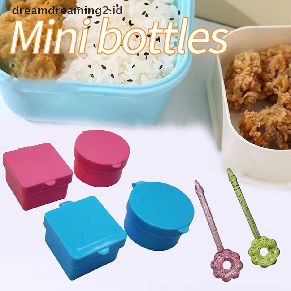 (hot) 4pcs Botol Remas Bumbu Mini Salad Dressing Sauce Squeeze Jar Bottle//