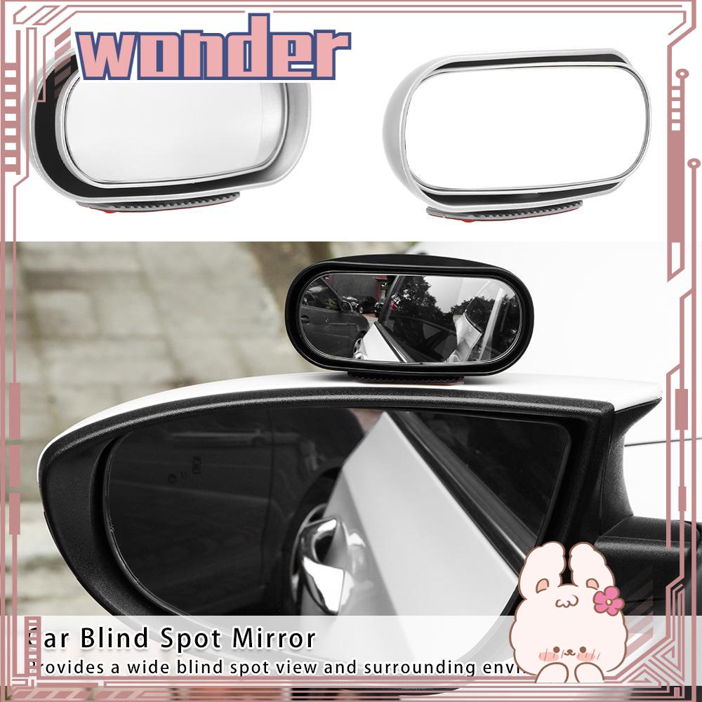 Wonder Car Blind Spot Mirror Aksesoris Mobil Alat Bantu Spion Belakang Mobil Stick on Sudut Lebar 360 Derajat