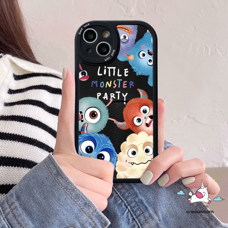 Casing Imut Untuk Samsung A50 A14 A13 A04 A12 A02s A73 A32 A03 A51 A23 A50s A33 A30s A20 A72 A10s A21s A53 A52s A11 A20s A71 A22 A31 A52 A03s Kartun Monster Kecil Lembut Tpu Cover