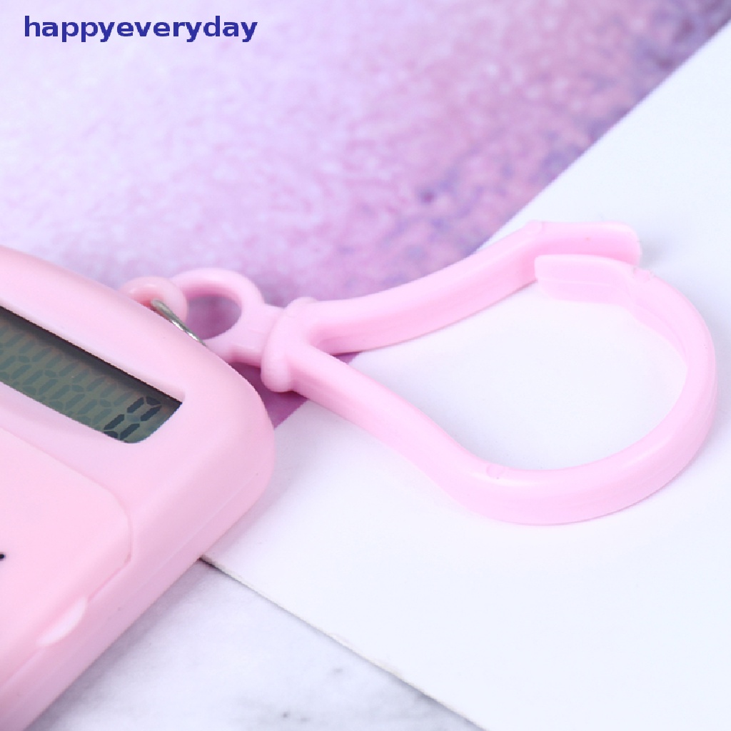 [happy] Kalkulator Portable Ukuran Saku Kreatif Gantungan Kunci Kalkulator Perlengkapan Kantor [ID]