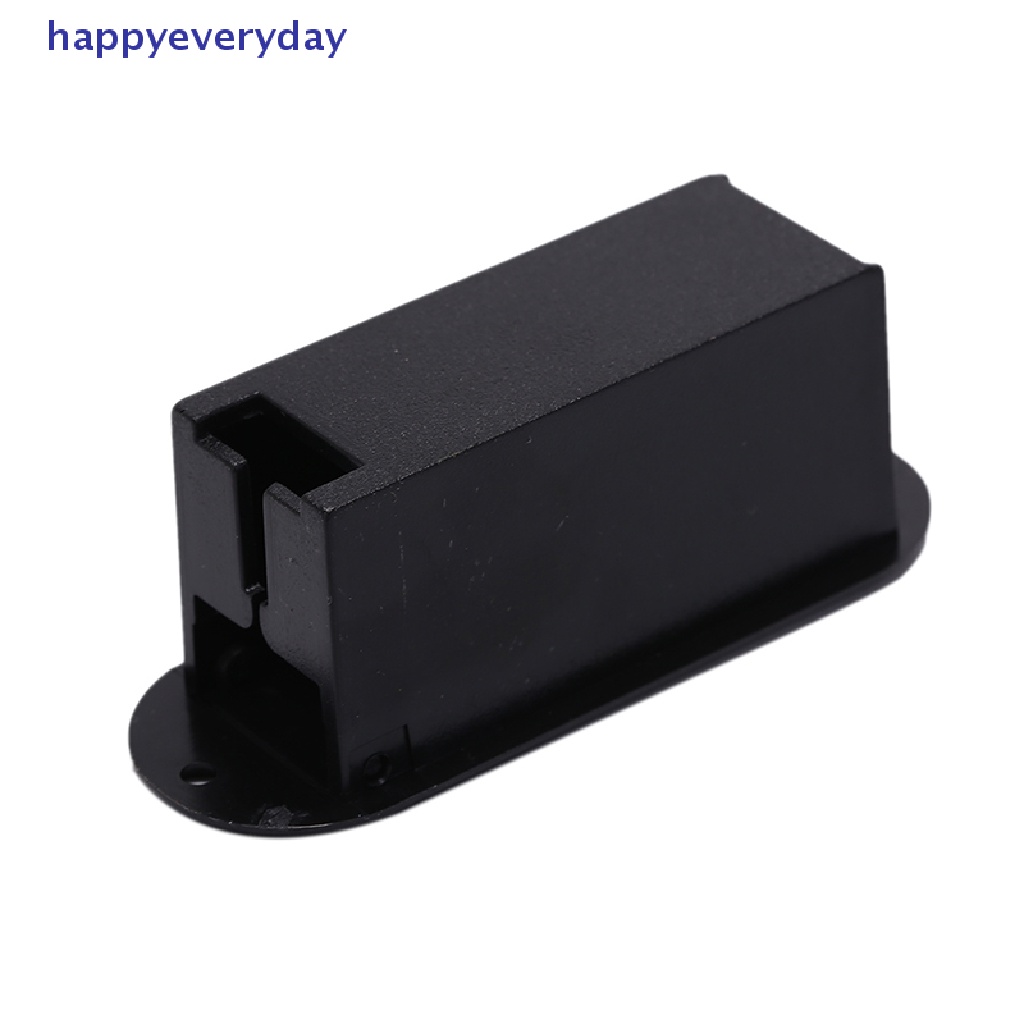 [happy] Kotak holder cover case pickup 9v Hitam Untuk Gitar bass Alat Musik [ID]