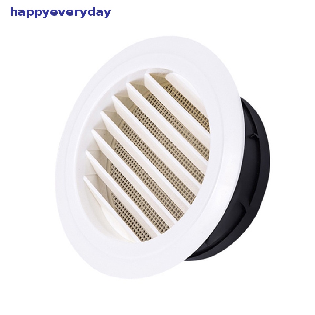 [happy] Exterior Wall Air Vent Grille Kisi Lubang Angin Exhaust Udara Bulat Plastik Ducg [ID]