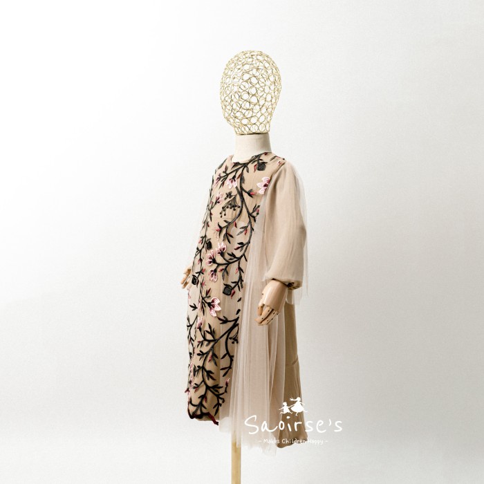 Saoirse's Anita Gamis - Gamis Anak Perempuan Dress Brukat Elegan