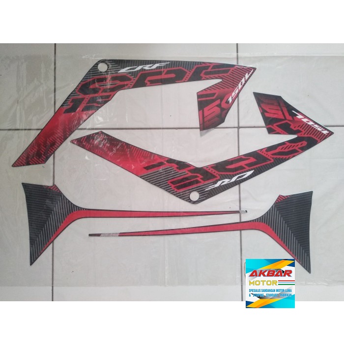 Striping Sticker Lis Honda CRF 150 2021 2022 Hitam Original