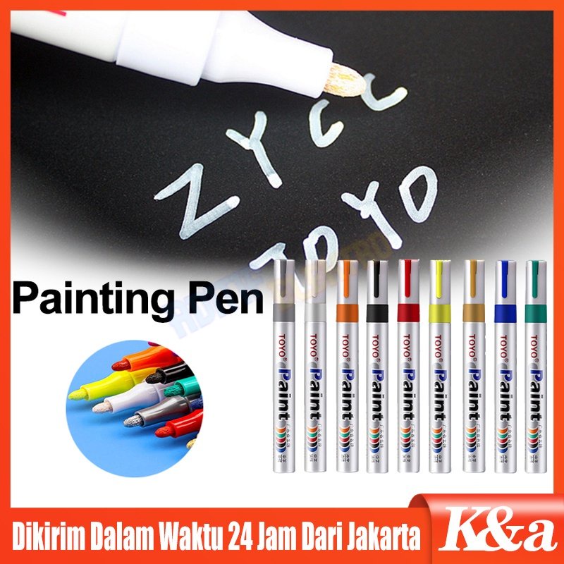 

SPIDOL BAN TOYO 100% ORIGINAL Paint Marker Nat Keramik Ori IMPORT PERMANEN