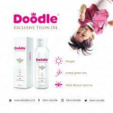 DOODLE MINYAK TELON DOODLE GREEN TEA untuk bayi dan anak100ml 60ml travel size / Minyak Telon Anti Nyamuk