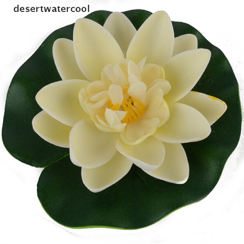 Deid Hotsale DIY Artificial Water Lotus Floag Bunga Ikan SPA Kolam Tanaman Deco Martijn