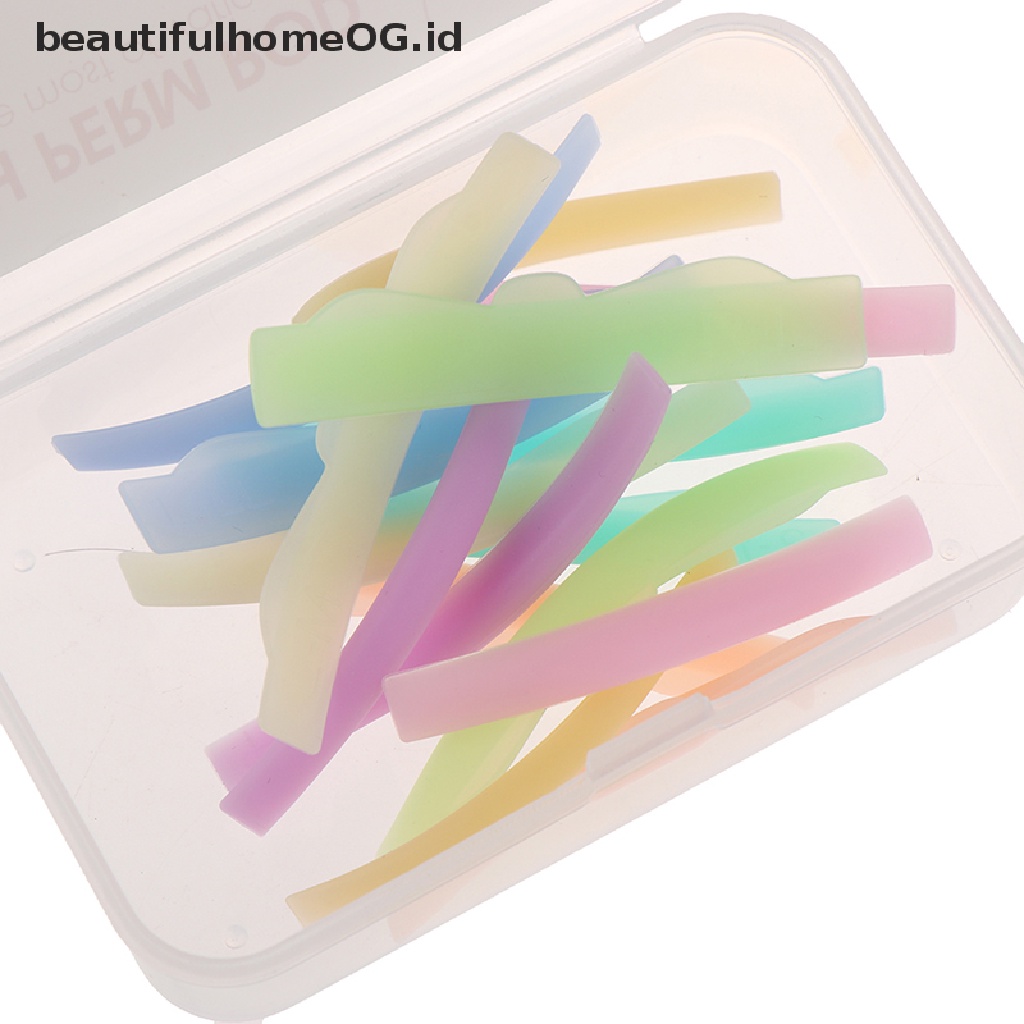 // Lebaran// 8pasang Silicone Eyelash Perming Pad Lashes Curler Sticks Alat Pelindung Bulu Mata Angkat **