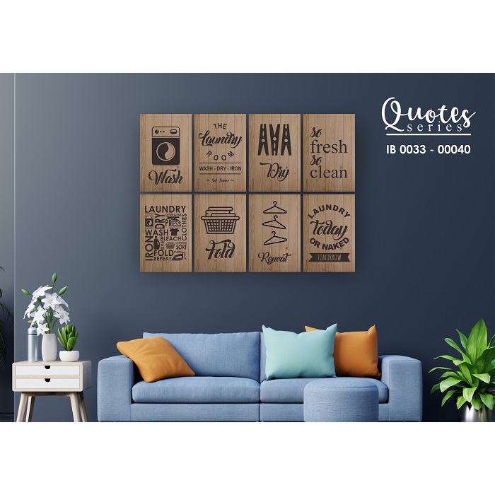 72 Desain Wall Decor Quotes Series v1 CorelDraw v17