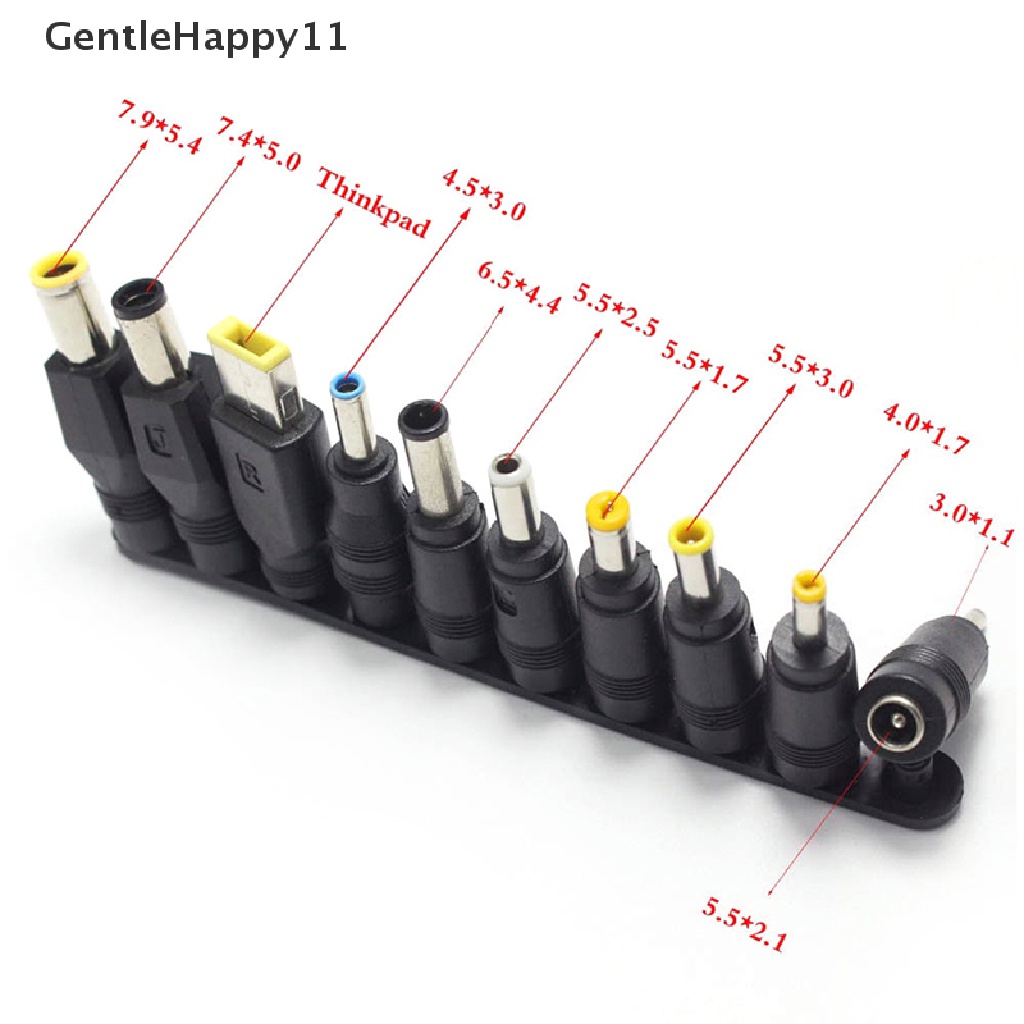 Gentlehappy Tips Universal Jack DC 5.5mmx2.1mm Konektor Charger Converter Laptop Adaptor id