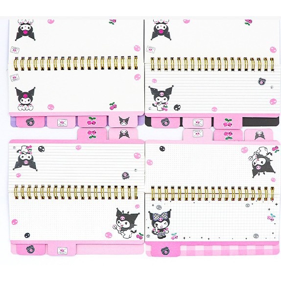 (48 HAL) A6 RINGBOOK SANRIO / A6 NOTEBOOK SANRIO PREMIUM / NOTE BOOK CINNAMOROLL KUROMI  MELODY