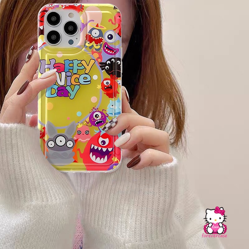 Cute Monster University Airbag Shockproof Case Redmi Note10 11s 11 10s 9 Note10s Note11 Note9 Note10 Redmi A1 10A 9C NFC 9A 9T 10 Kartun Lembut Tpu Penutup Belakang