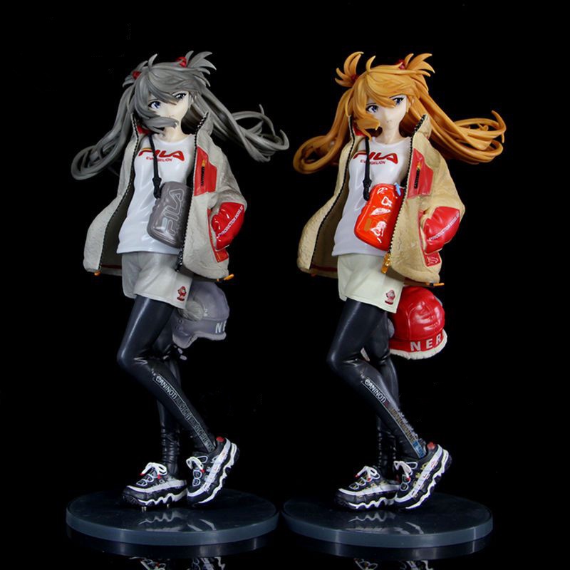 Anime Jepang Evangelion Asuka Langley Shikinami Ver. Radio EVA Part.2 Model Action Figure Dengan Boxed