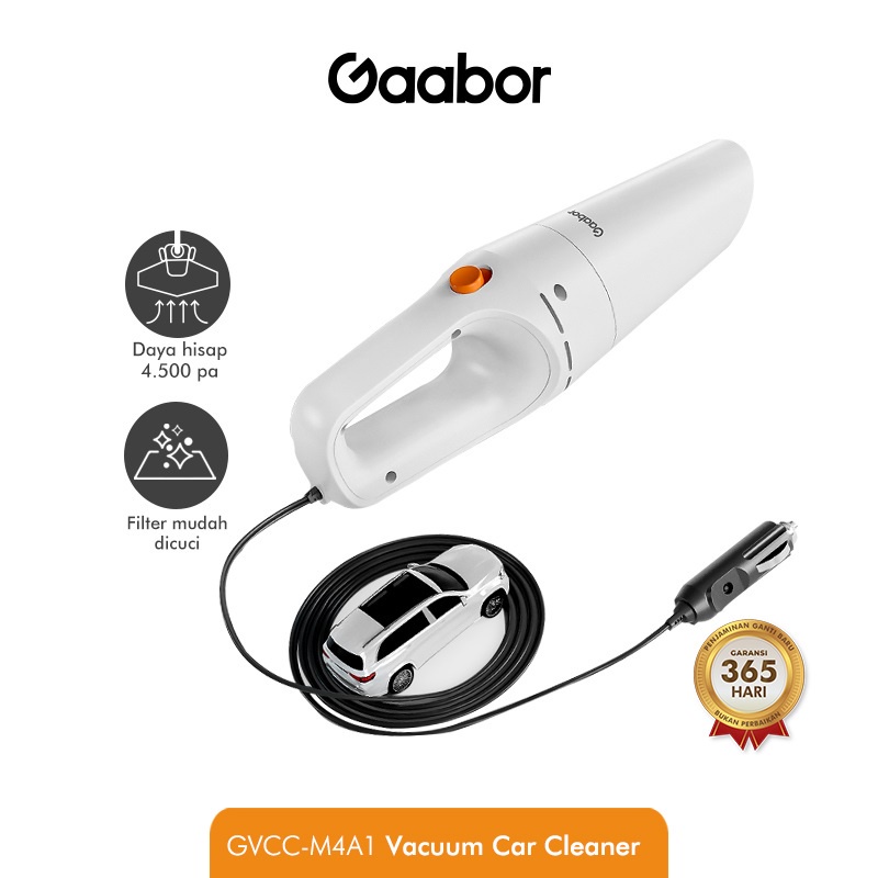 Gaabor Mini Car Vacuum Cleaner Penyedot Debu Mobil /GVCC-M4A1