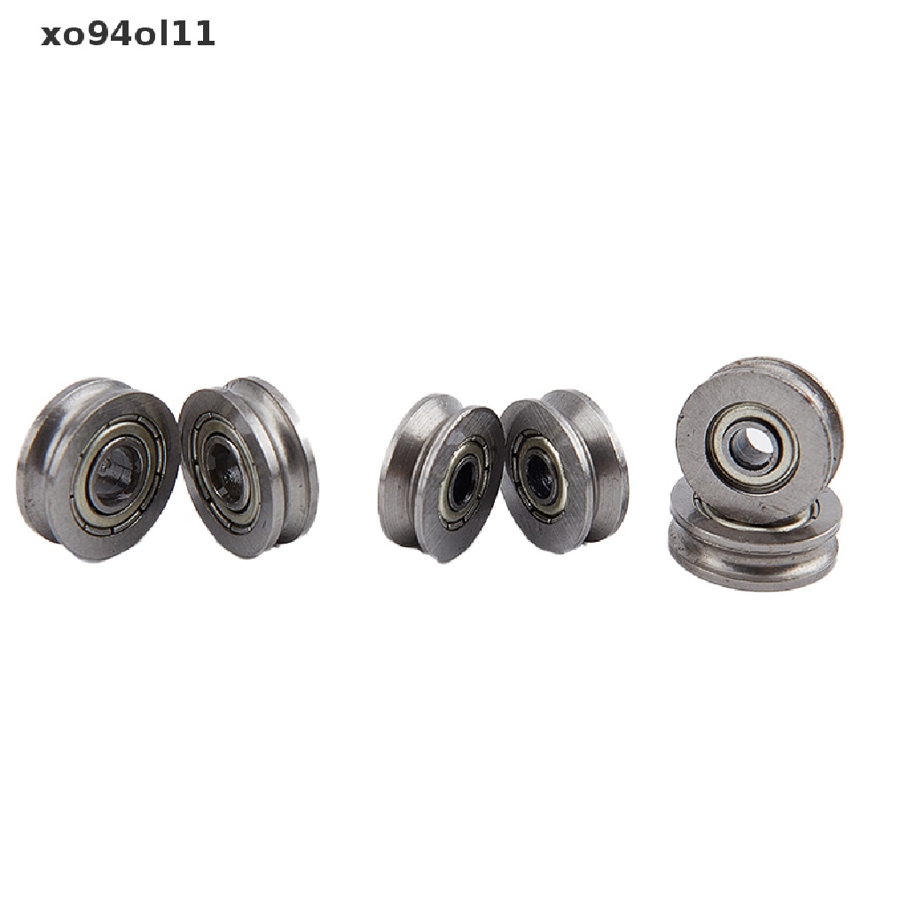 Xo 5pcs V U Alur Roller Wheel Ball Bearing Mesin Bordir Pulley Bearing OL