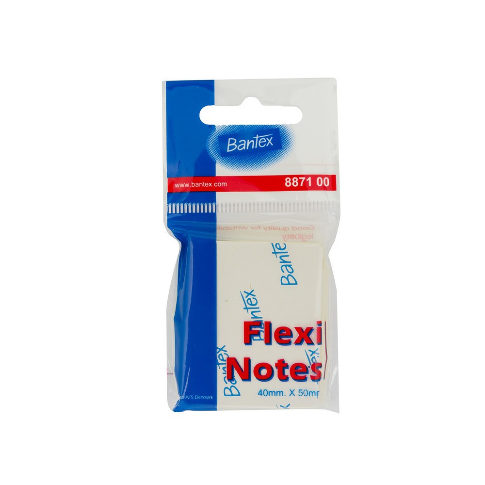 

Bantex Flexi Notes 40x50mm Memo Sticky Notes 100 Lembar