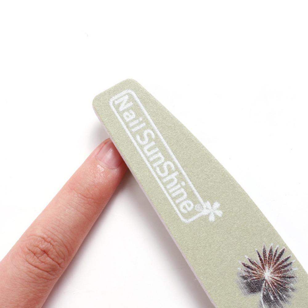 Mxbeauty Kikir Kuku Profesional Poles Pedicure Tools Gel Buffing Nail Brushes Leaf Color Printing Manicure Tools