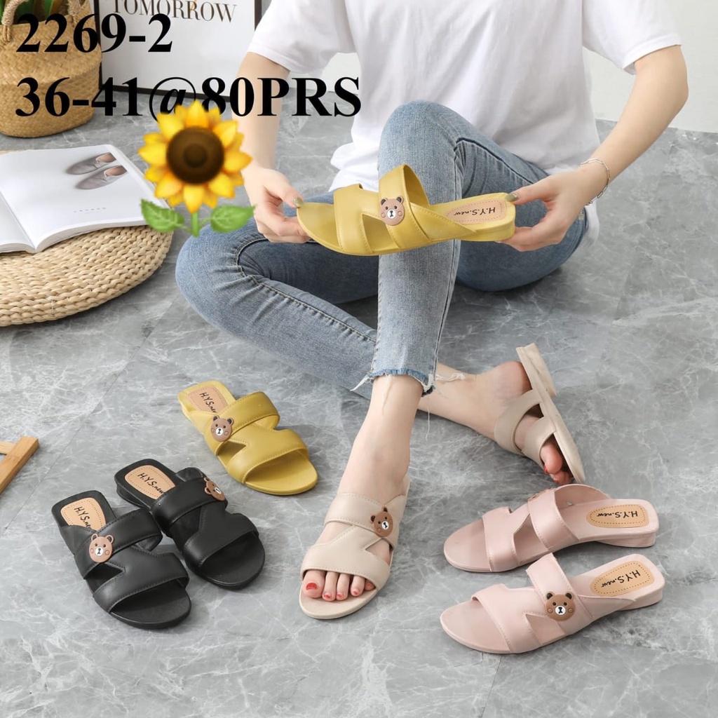 Sandal Karet Jelly Wedges Wanita import Model Terbaru Original Kekinian by AGUNG STYLE Balance 2269-2