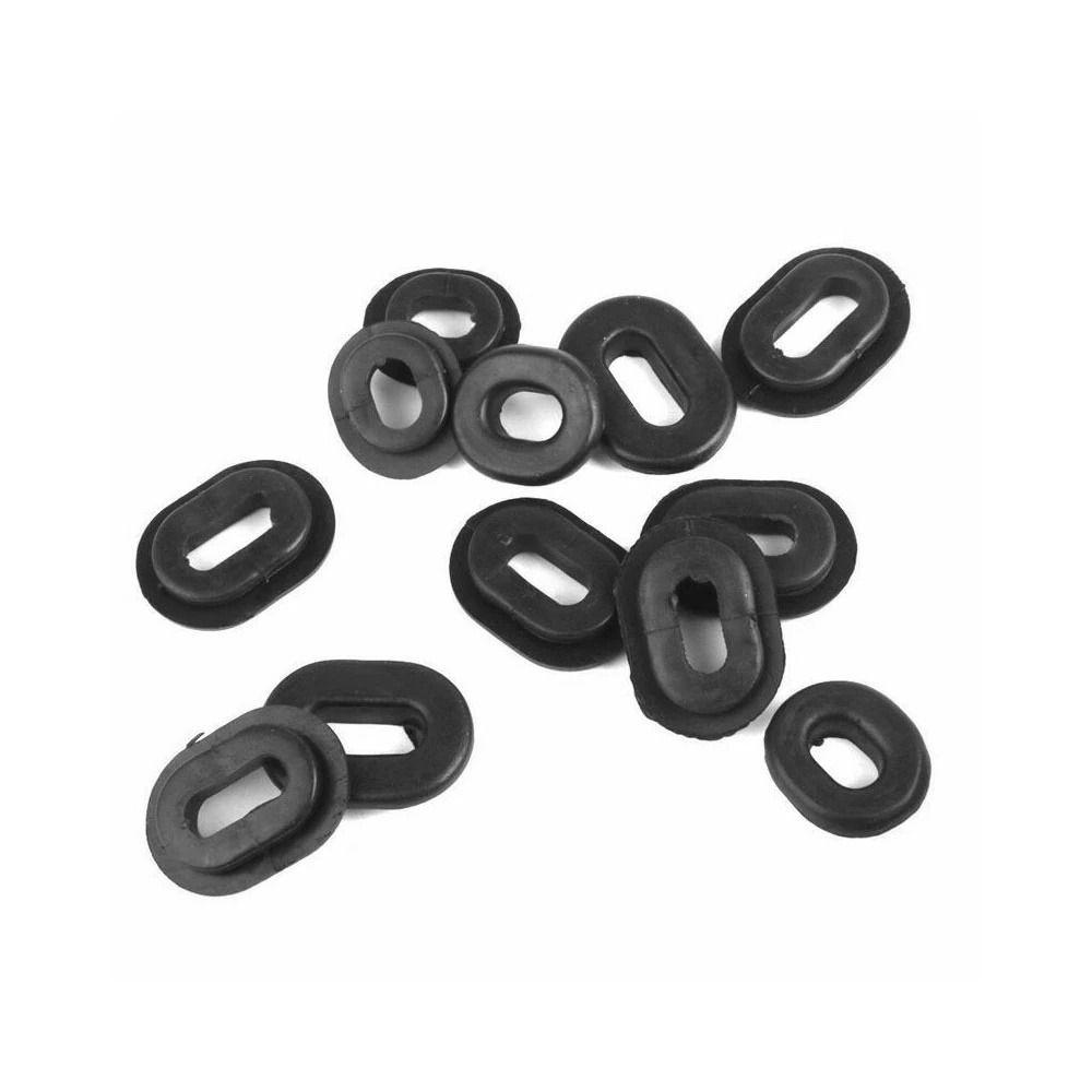 Lanfy Penutup Samping Motor 12pcs Hitam Motor For Kawasaki For Suzuki For Honda Cg125 Side Panel Grommet Fairings Side Cover