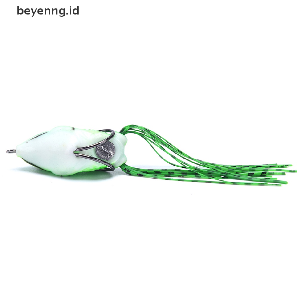 Beyen Frog Soft Fishing Lure Double Hooks Alat Kodok Umpan Buatan ID