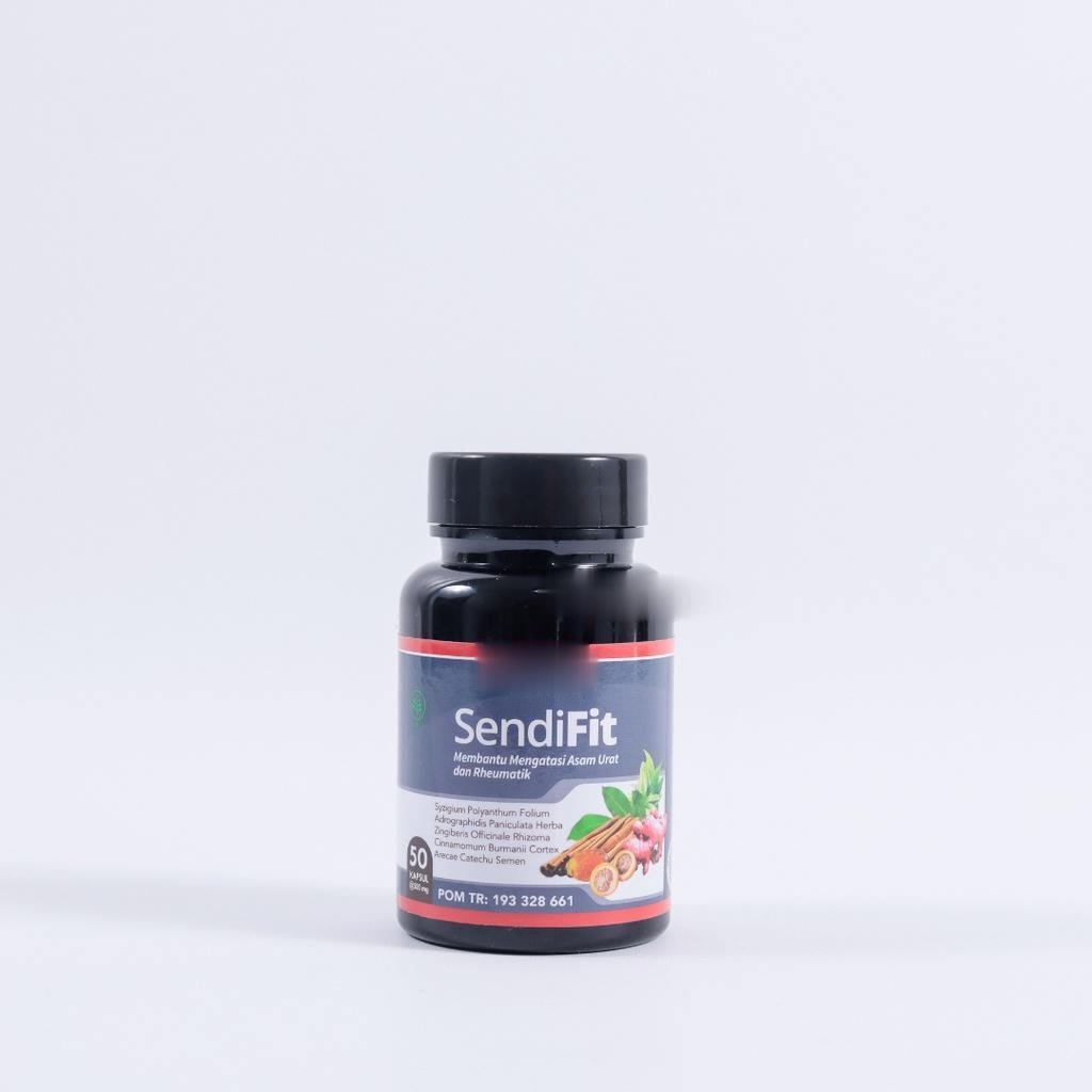 SendiFit - Obat Herbal Asam Urat, Rematik, Nyeri Sendi dan Tulang, Radang Sendi, Nyeri Otot, Pegal Linu, Encok, Syaraf Kejepit, Kesemutan dan Kebas 100% Original Sudah BPOM &amp; Halal MUI