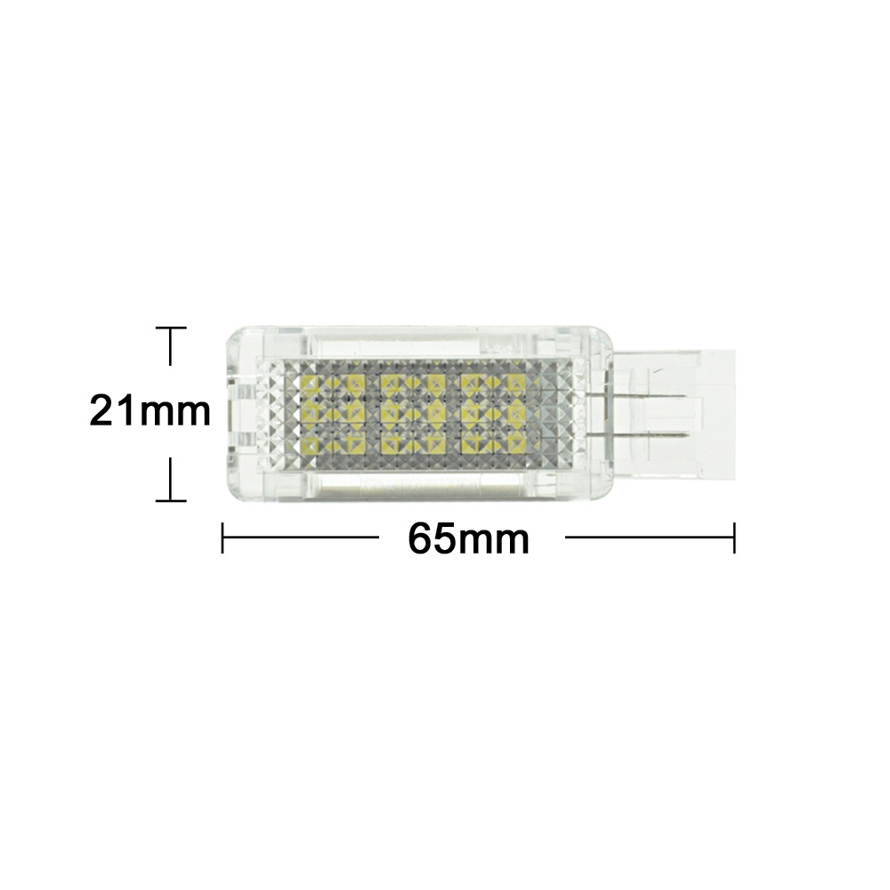 2pcs Putih LED Sopan Lampu Pintu Lampu Pintu Mobil Untuk Benz R171 R199 W203 W209 W176 W246 C117