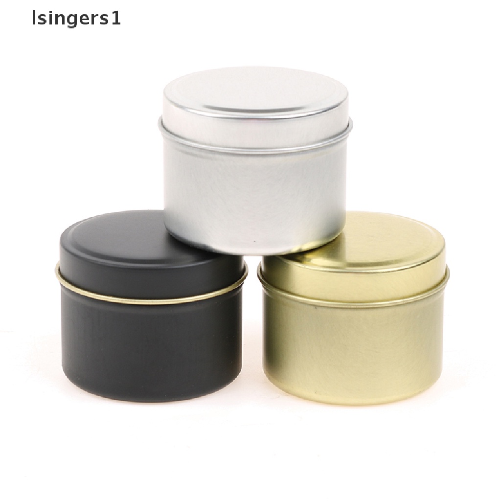 [lsingers1] Toples 2Oz Aluminium Kaleng Wadah Sample Kosmetik Penyimpanan Pot Kotak Cincin Butik