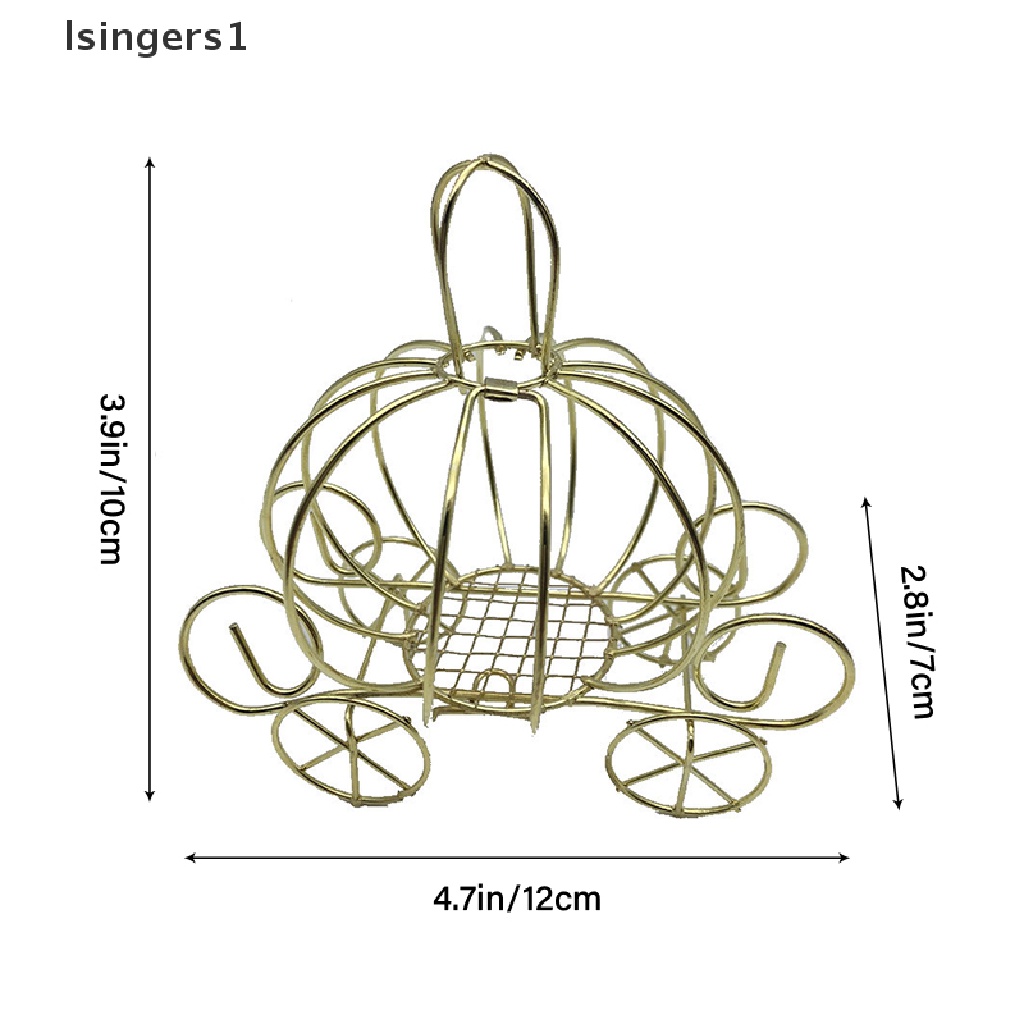 [lsingers1] Kereta Labu Kreatif Dekorasi Golden Candy Box Keranjang Labu Hadiah Butik