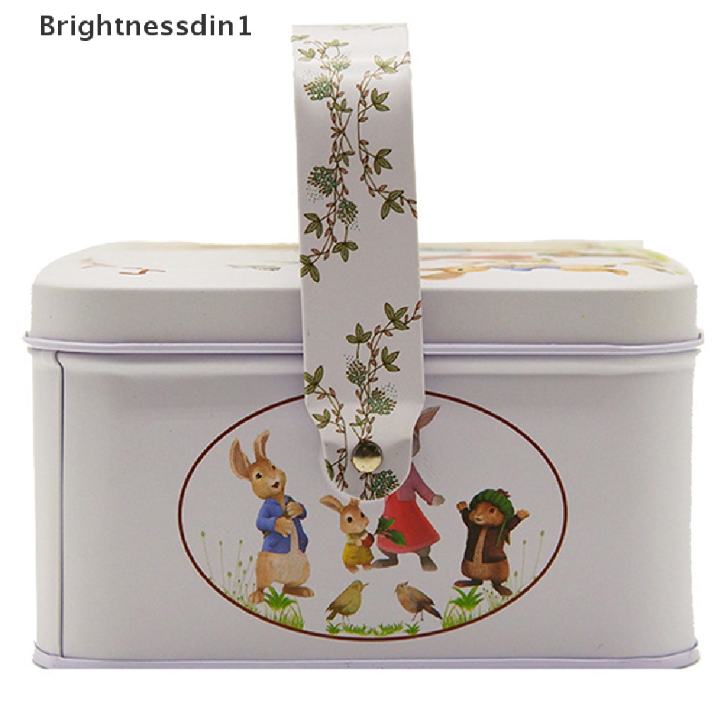 [Brightnessdin1] Vintage Kecil Koper Penyimpanan Kaleng Metal Candy Box Gift Box Cookie Gift Box Butik