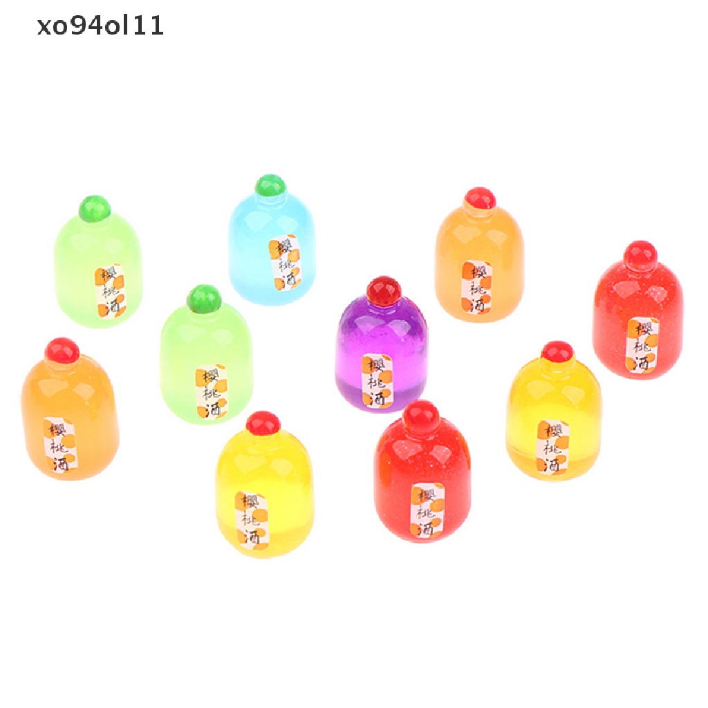 Xo Botol Minuman Rumah Boneka Kartun Botol Anggur Mainan Miniatur Model Boneka Doll OL