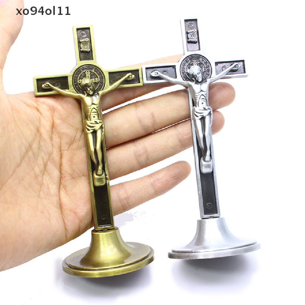 Xo Relik Gereja Yesus Di Stand Salib Dinding Rumah Dekorasi Kapel Salib Antik OL