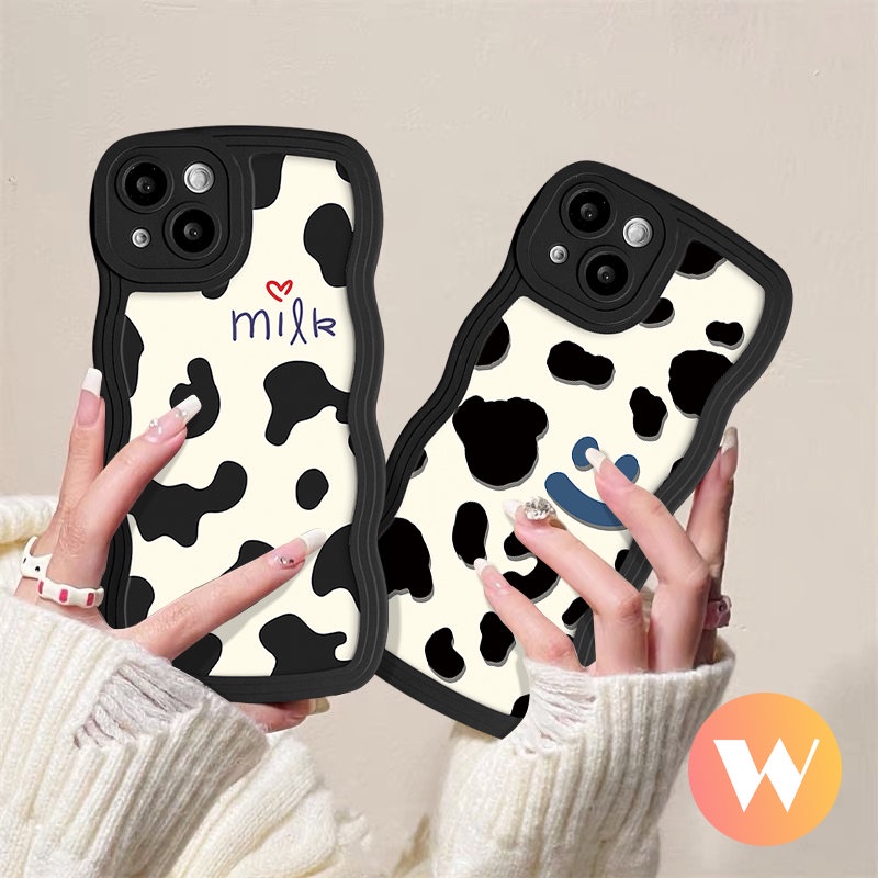 Case Motif Leopard Love Hati Smile Realme C55 C25 C25Y C11 C12 C20 C25s C30 C3 C17 C15 C21Y C35 C33 C20A Realme 9 Pro+5 8Pro 8 5s 9i 10 7i 8i 6i 5i 7 Wavy Edge Soft Couple Sarung