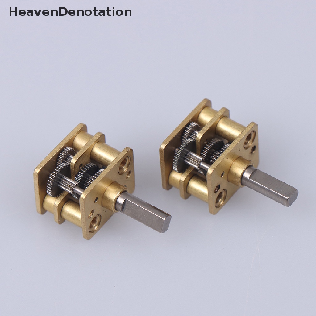 [HeavenDenotation] 2pcs All metal gear reducer N20 reducer gearbox Suku Cadang Motor N20 Geared Motor HDV