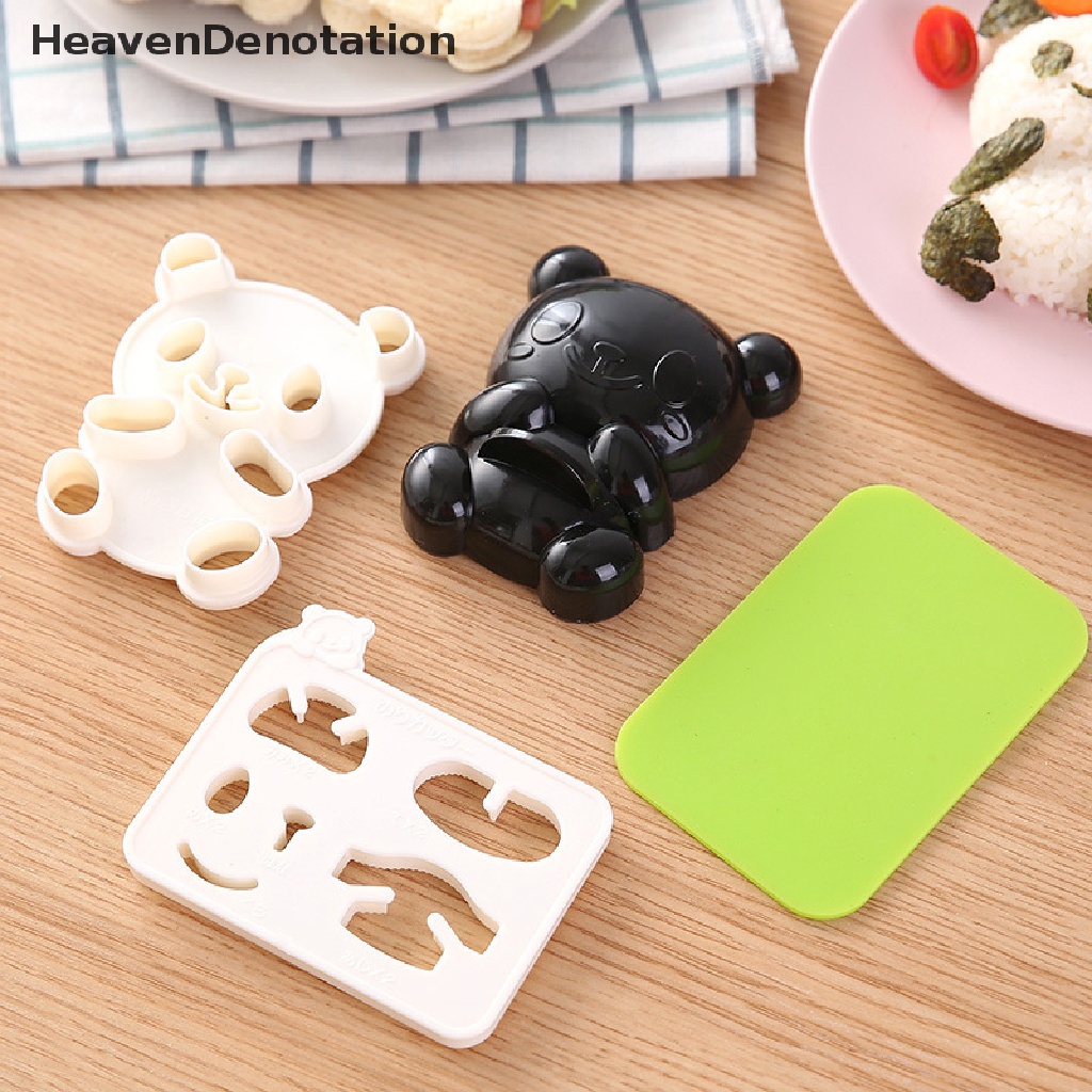 [HeavenDenotation] 1set Cetakan Sandwich Panda Dolphins Biskuit Embos Baking Pastry Cetakan Onigiri HDV