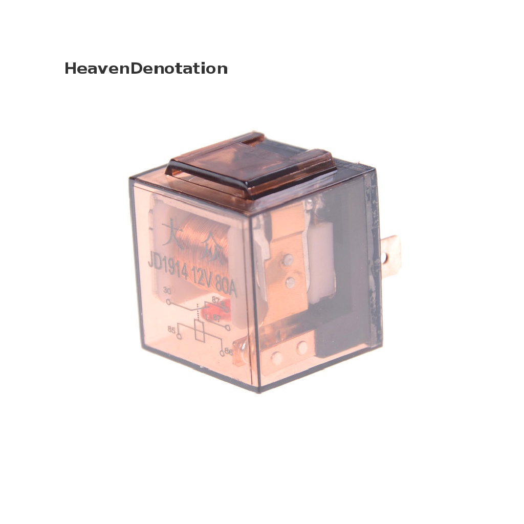 [HeavenDenotation] Relay Otomotif Anti Air 12V 80A 5Pin SPDT Perangkat Kontrol Mobil Relay Mobil Relay Otomotif Anti Air 12V 80A 5Pin SPDT Alat Kontrol Mobil Car Relay The Tipp