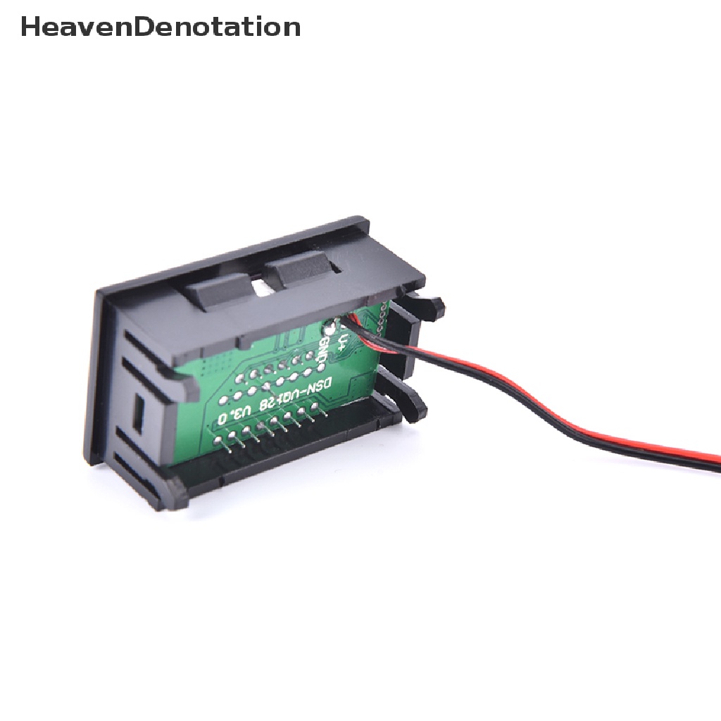 [HeavenDenotation] 12v 24V 60V 72V Indikator Kapasitas Daya Asam Timbal Voltmeter Digital Mobil HDV