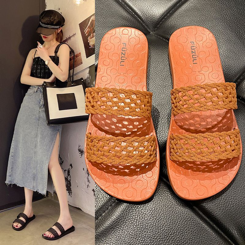 GROSIRTAS TG1720 Sandal Selop Jelly Wanita Tali Dua Import Sandal Flat Karet Wanita Kekinian