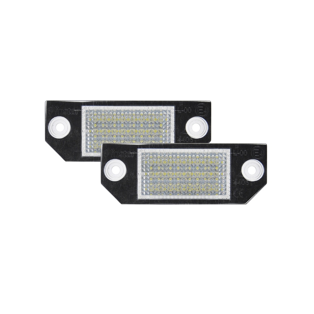 2pcs Lampu Plat Nomor Plat LED Putih Kecerahan Tinggi Lampu Untuk Ford Focus C-MAX 2003-2007 Untuk Fokus MK2 2003-2008