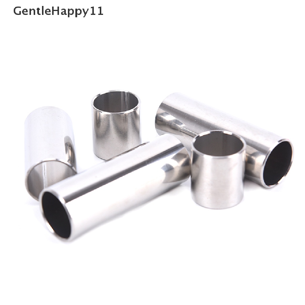 Gentlehappy Chrome Plated Blues Guitar Slider Geser Gitar Elektrik Yang Sangat Dipoles id