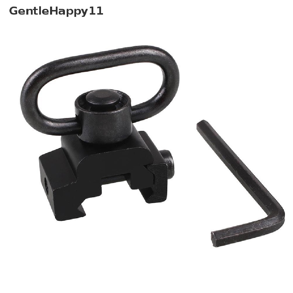 Gentlehappy QD Sling Swivel Mount Push Button 1-1/4alas Dudukan Rel 20mm Picany Rail id