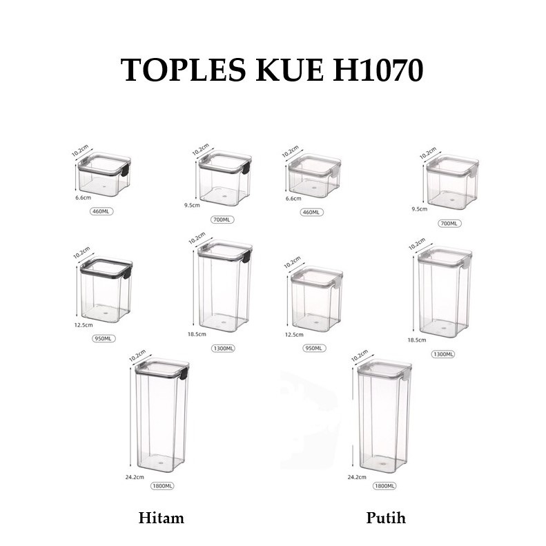 Grosir - H1070 Kotak Penyimpanan Snack / Food Storage / Toples Makanan Imlek / Toples Kue Lebaran / Tempat Makanan