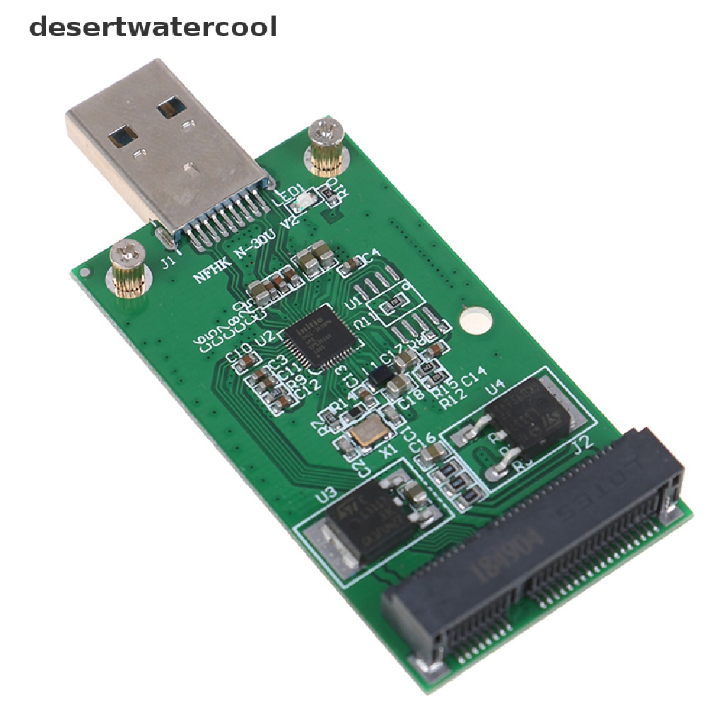 Deid 1Pc Mini USB 3.0 Ke PCIE mSATA Eksternal SSD PCBA Conveter Adapter Card Martijn