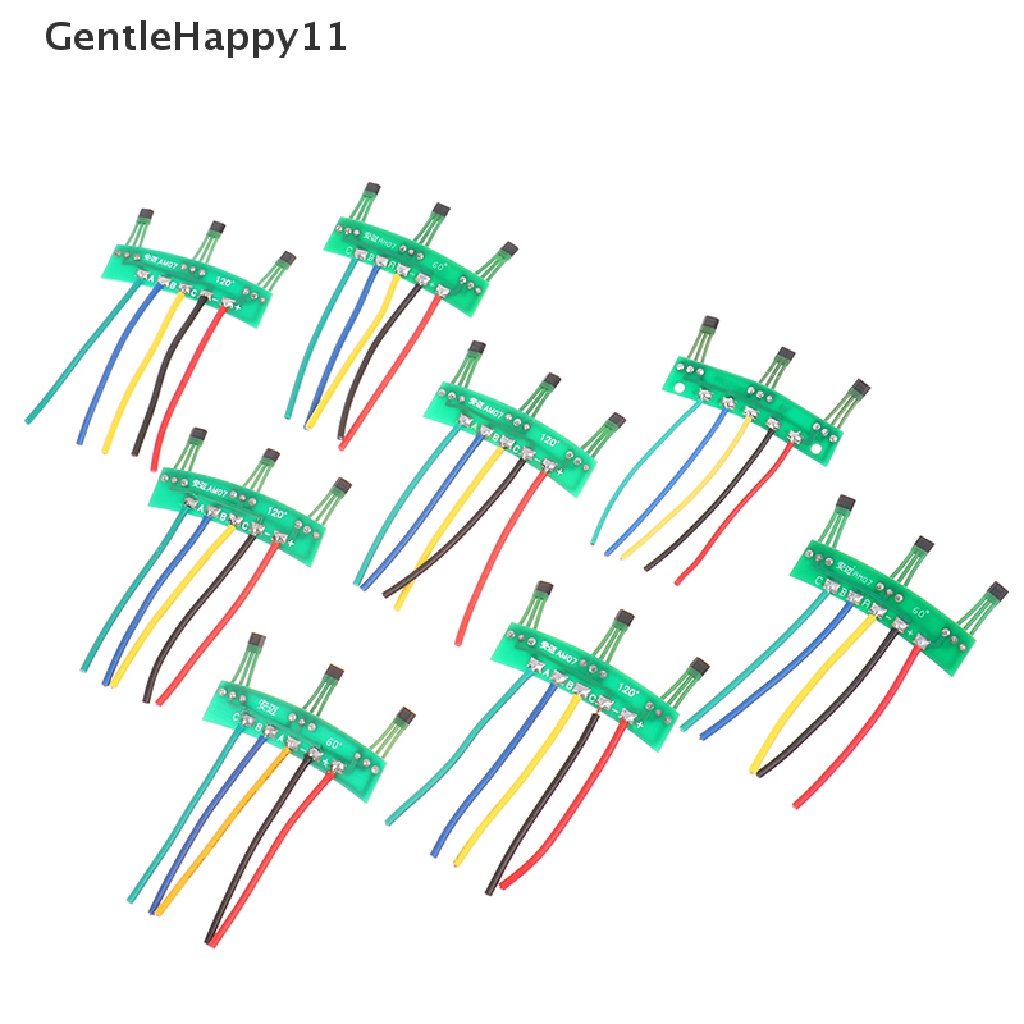 Gentlehappy 1Pc Sensor Aula Motor Brushless Daya Tinggi Dengan Plat Dan Kawat3144 413 41F 43F Electric Motor Hall PCB Komponen Kendaraan Listrik Roda Dua Brushless Motor Hall Boa