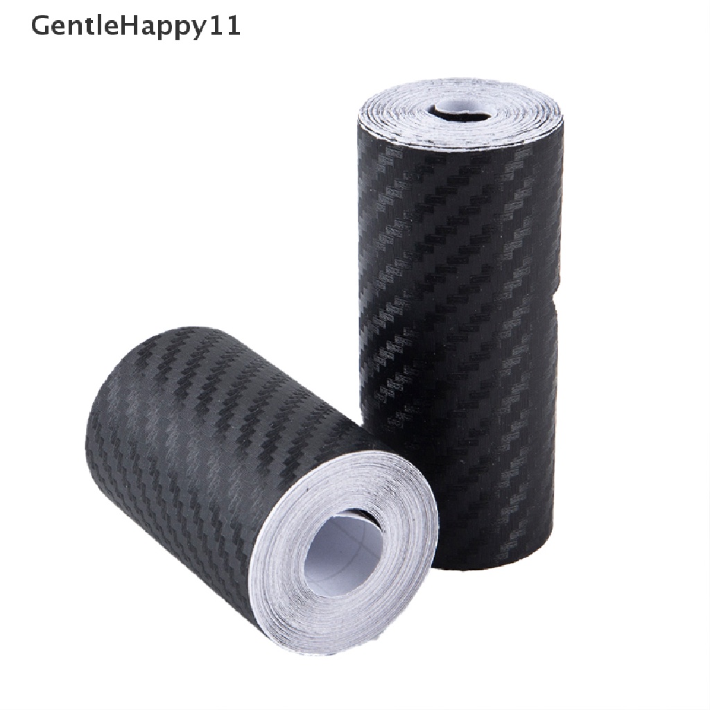 Gentlehappy 3D Carbon Fiber Stiker Mobil Tempel Pelindung Pintu Samping Anti Gores Tape Film id