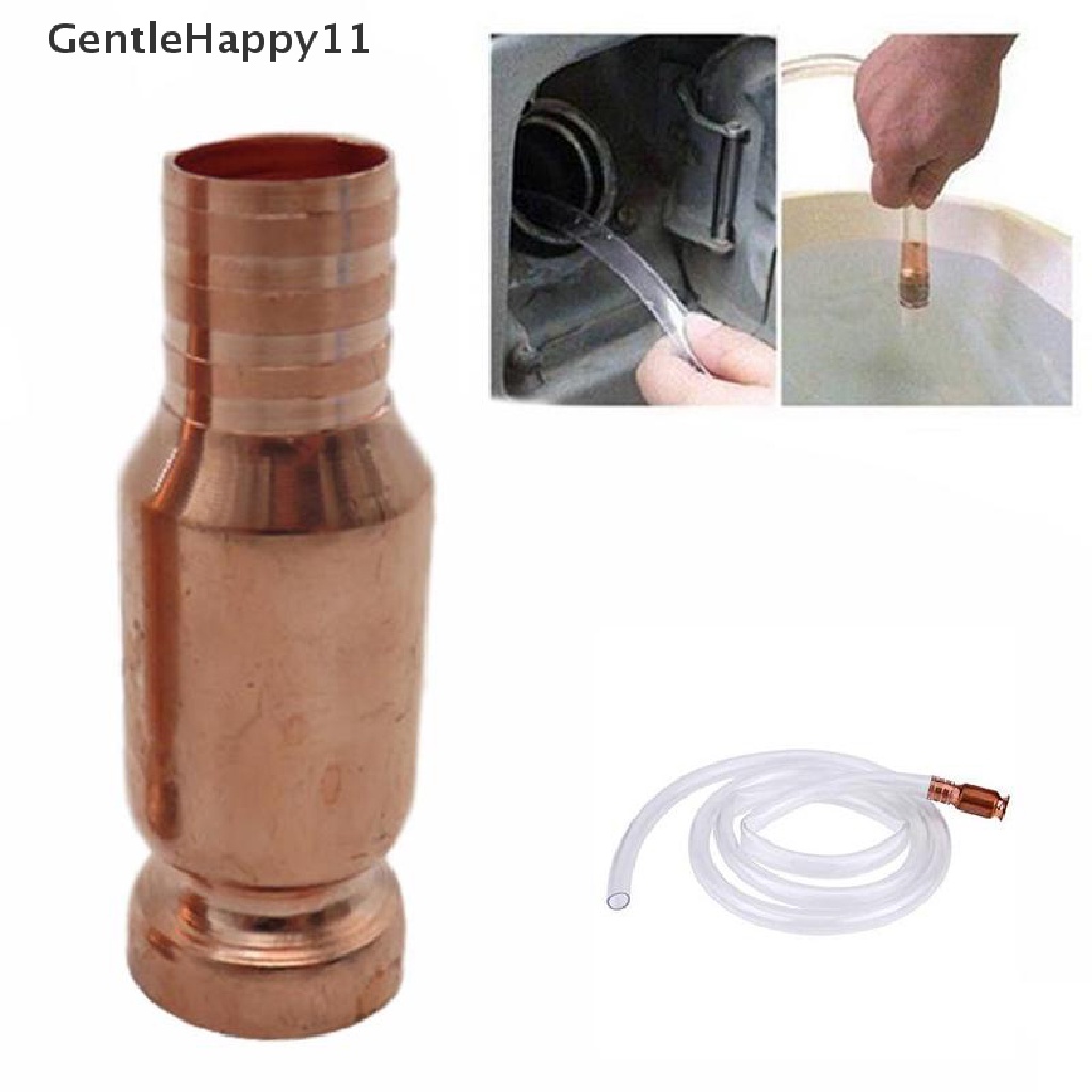 Gentlehappy 1pc Pompa Transfer Cairan Sifon Tembaga 19mm Self-priming Siphon Connector id